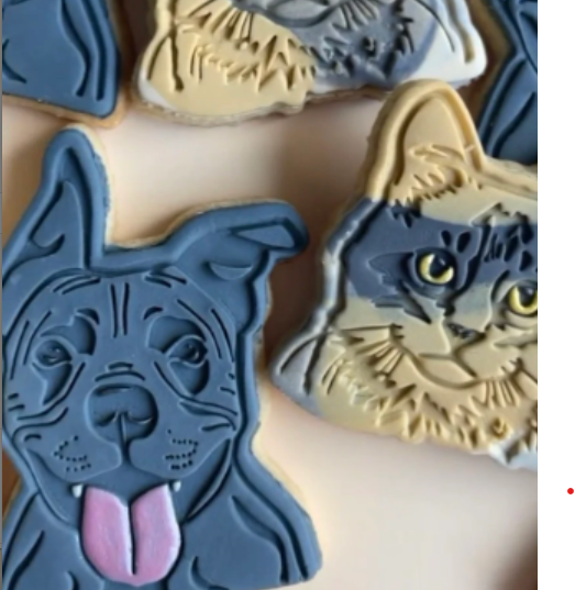 Cat OR Dog cookie stamp and cutter