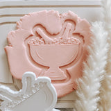 Champagne in ice bath stamp and cutter
