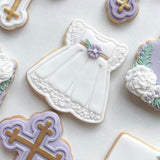 Christening dress stamp and cutter