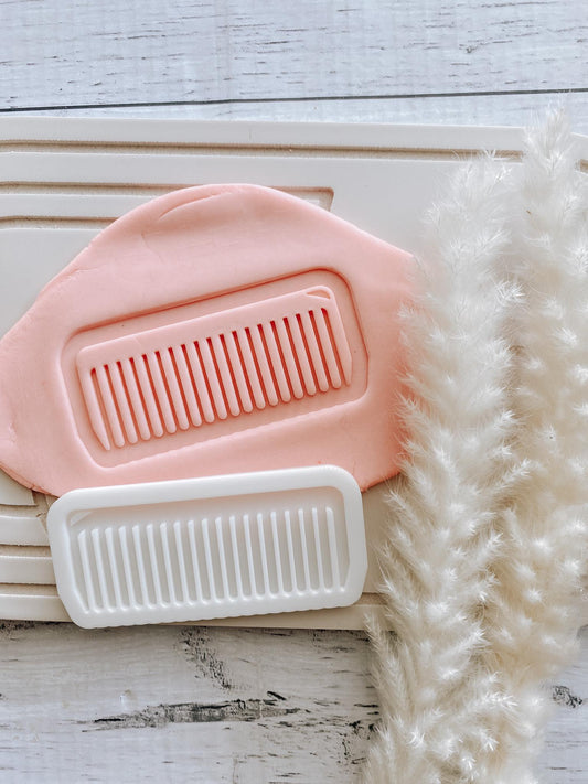 Hair Comb Cookie stamp and cutter