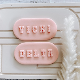 Personalised cowgirl or cowboy name cookie