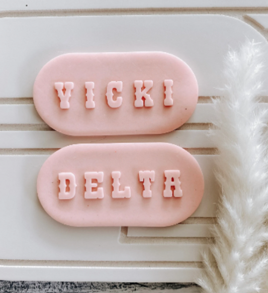 Personalised cowgirl or cowboy name cookie