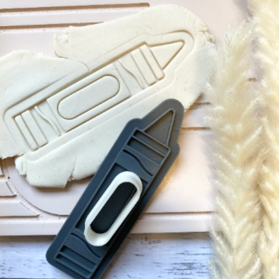 Crayon Cookie Stamp and Cutter