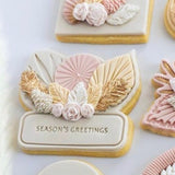 Dried Floral Palm plaque Embosser and cutter