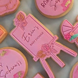 Easel/ Floral welcome sign stamp and cutter