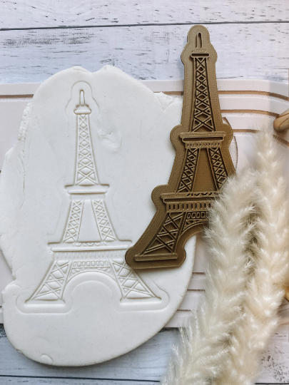 Eiffel Tower Paris stamp and cutter