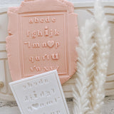 I love you eye test stamp and cutter