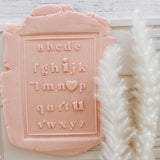 I love you eye test stamp and cutter