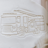 Firefighters Truck and Hat Cookie Embosser and Cutters