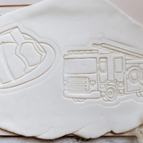 Firefighters Truck and Hat Cookie Embosser and Cutters