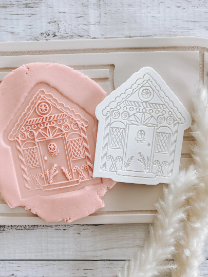 Gingerbread house stamp and cutter