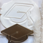 Graduation cap stamp and cutter