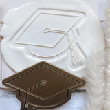 Graduation cap stamp and cutter