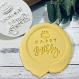 Happy Birthday Cookie Stamp with Cake
