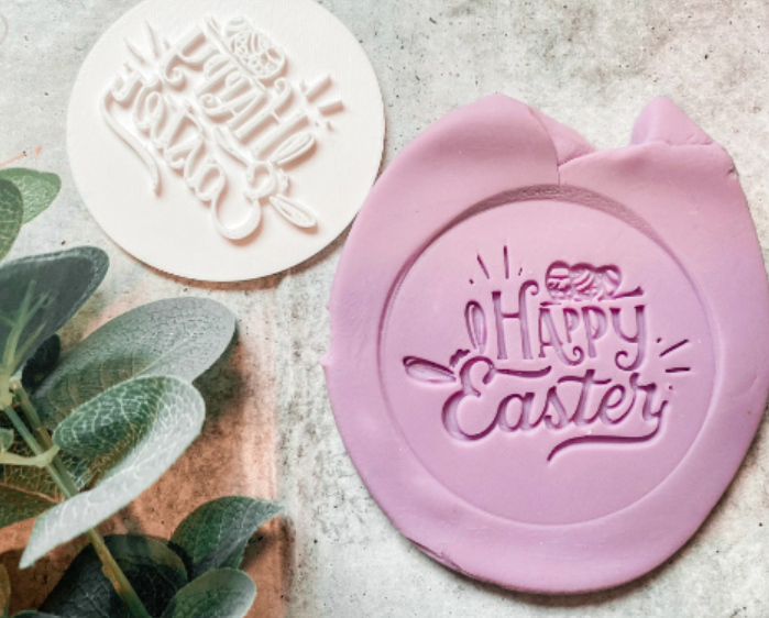 Happy Easter Cookie Stamp