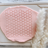 Honeycomb cookie stamp pattern Plate