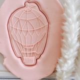 Bespoke Biskota Hot Air Balloon stamp and cutter