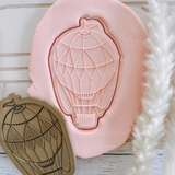 Bespoke Biskota Hot Air Balloon stamp and cutter