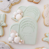 A hundred hearts would be too few quote debosser in double arch stamp and cutter