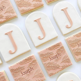 Entire set - 26 initial alphabet debosser stamps with cutter