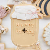 Happy bee-day jar debosser and cutter
