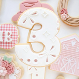 Broderie Lace Pattern Cookie Stamp and Mini cutters