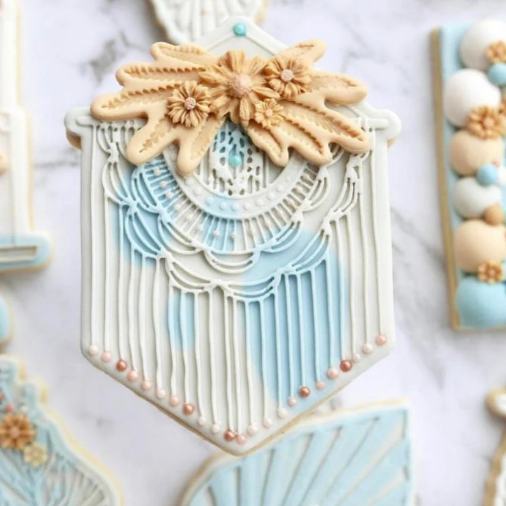 Macrame Hanger Cookie Debosser and cutter