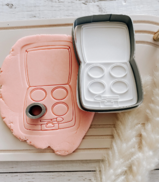 Makeup Pallet Cookie Stamp and Cutters