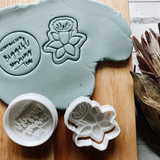 Australia’s Biggest Morning tea STANDARD or MINI set of two cookie embosser and cutter