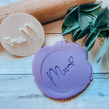 Mum Mothers Day Cookie Stamp Cookie Embosser
