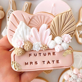 Dried Floral Palm plaque Embosser and cutter