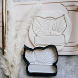 Dried Floral Palm plaque Embosser and cutter
