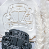 Classic Car Rear View Cookie Stamp and Cutter