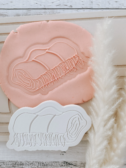 Picnic rug cookie stamp and cutter