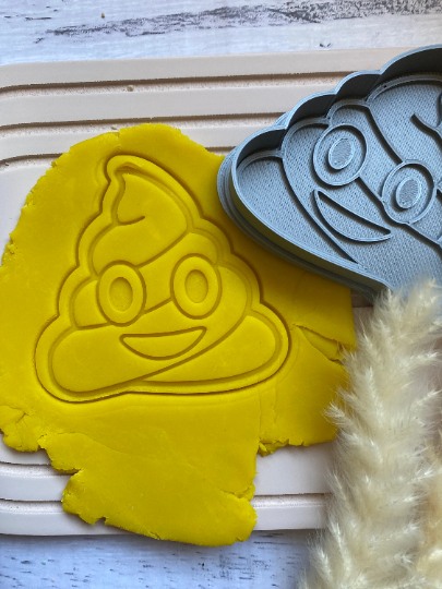 Poop Emojis Cookie Stamp and Cutter