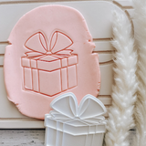 Present Cookie stamp and cutter