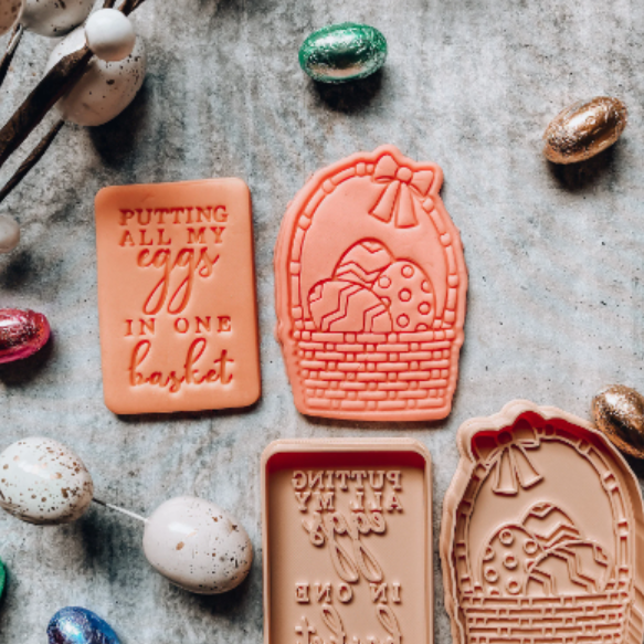 Putting all my eggs in one basket Cookie Embosser Set