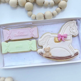 Rocking Horse Cookie Embosser and Cutter