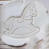 Rocking Horse Cookie Embosser and Cutter