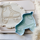 Roller Skate Cookie Embosser and Cutter
