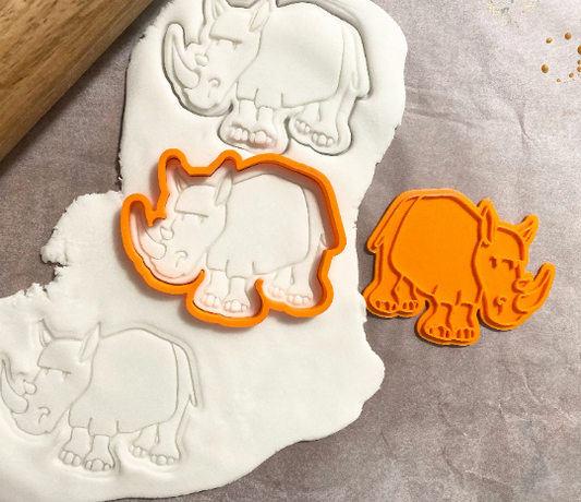 Safari Animals Cookie Embosser Pack Cookie Cutters and Stamps