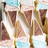 Icecream scoop OR soft serve stamp and cutter