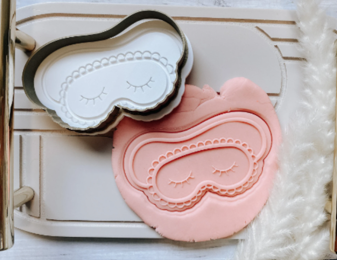 Sleep Mask Cookie Stamp and Cutter