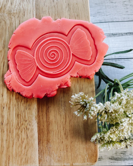 Sweet Set of two debosser cookie stamps and cutters