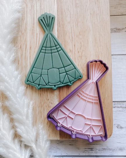 Teepee stamp and cutter