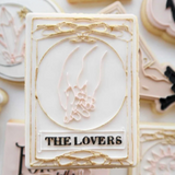 THE LOVERS tarot card cookie stamp and cutter