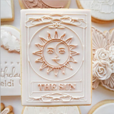 THE SUN tarot card cookie debosser and cutter