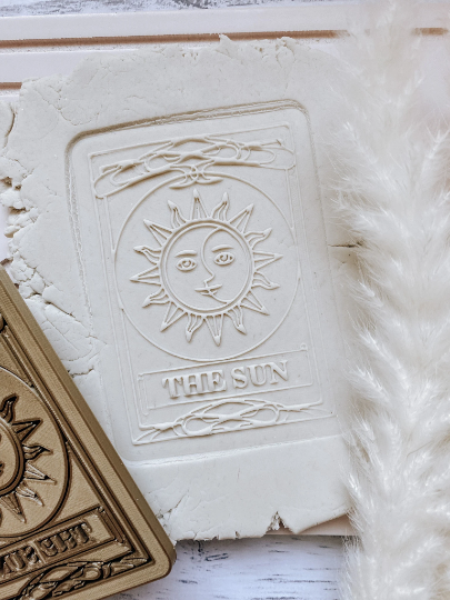 THE SUN tarot card cookie debosser and cutter