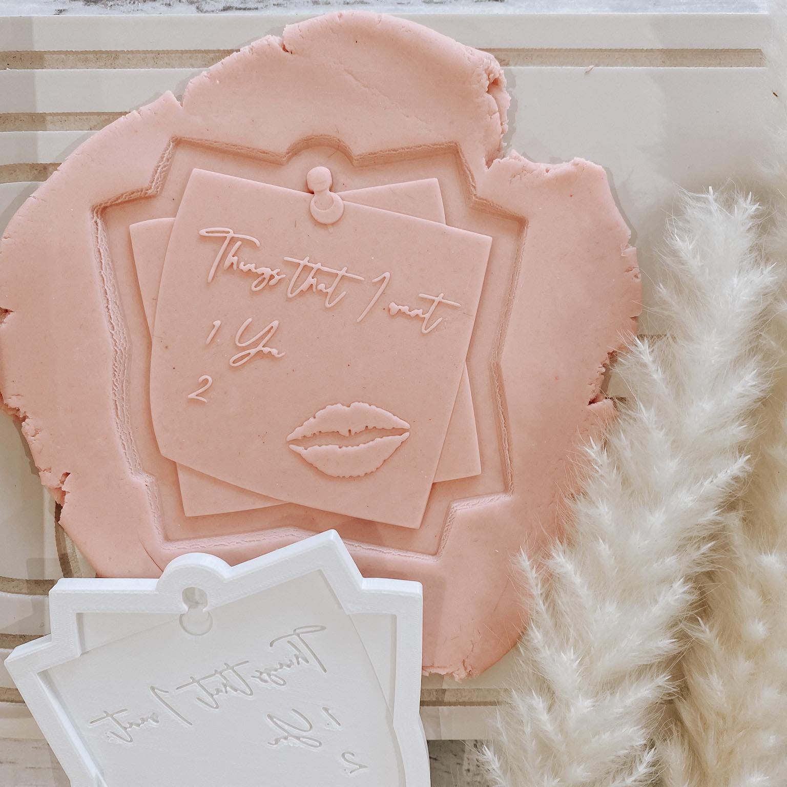 Things I want note stamp and cutter