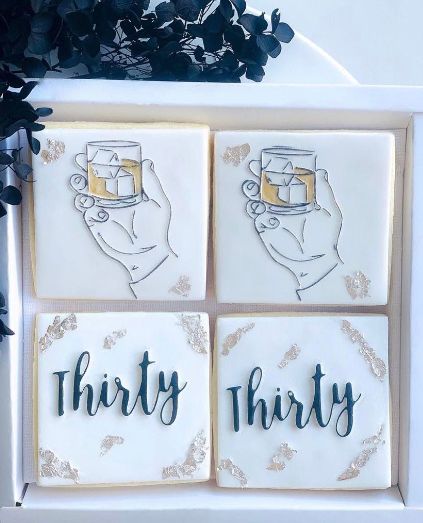 Thirty Debosser or Embosser Cookie Stamp